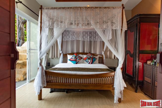 Unique Eight Bedroom + Rooftop Terrace Sea View Pool Villa for Rent in Rawai/Sai Yuan-16