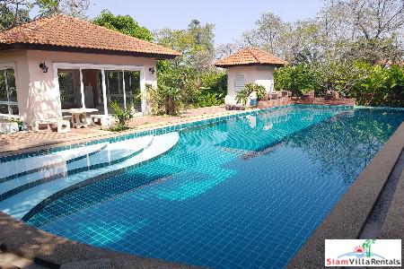 Windmill Village Bangna Golf Course | Extra Large Four Bedroom Home with Pool near the Airport-0