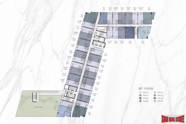 3 Bed Duplex Unit in New Development Built 500 M. from New Orange MRT Line in Rama 9-16