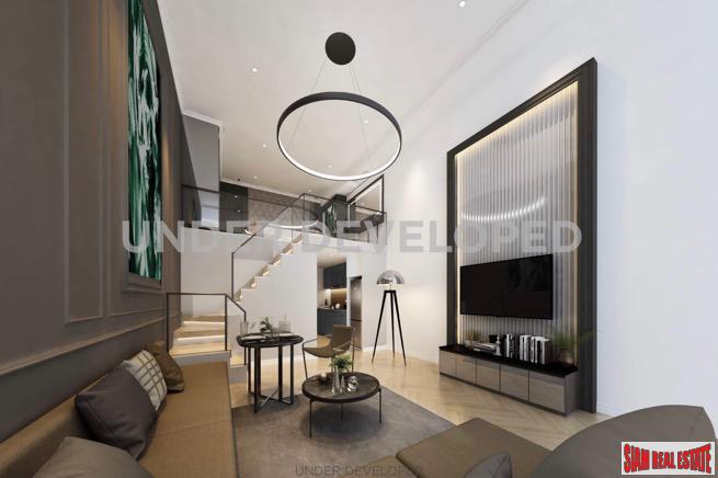 One Bedroom Duplex Development Built 500 M. from New Orange MRT Line in Rama 9-5