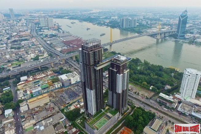 Incredible Chao Phraya River Views from These Two Bedroom Condos in Bangkok Rama 3-0