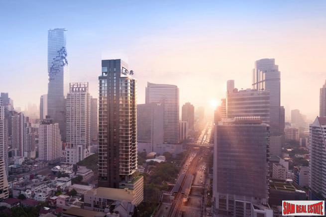 New Super Luxury Condominium in Prime Sathorn Location - One Bedroom-0