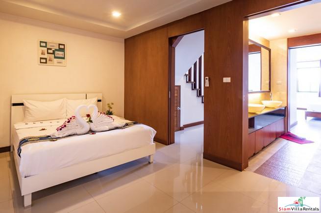 The Royal Bay View Villas | Two Bedroom Family Penthouse Duplex for Rent with Panoramic Patong Bay Sea Views