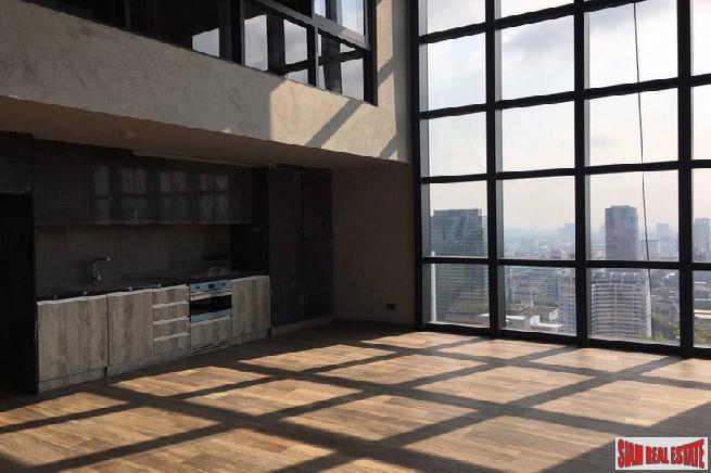 The Lofts Asoke | Luxury Newly Completed One Bed Duplex Corner Unit on High Floor-0