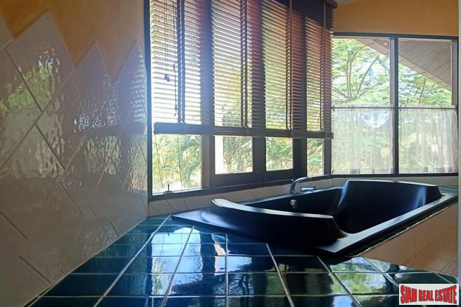 Large Private Four Bedroom House with Pool for Rent on One Rai of Land in Chalong