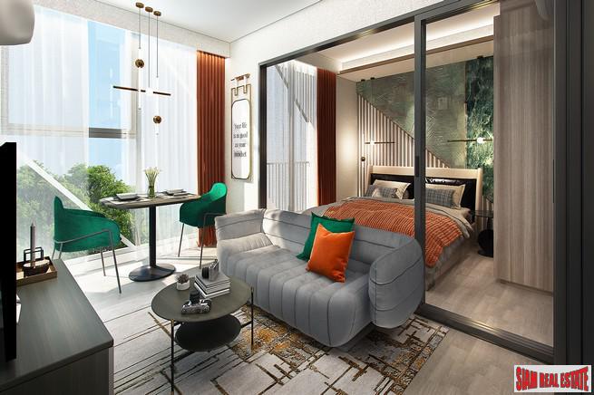 New Low-Rise Condo in Ratchada Area, Close to Offices and Shopping, 350 Metres to MRT Huai Khwang - 1 Bed Units-2