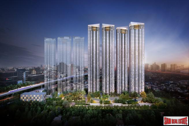 New Off-Plan Mega Project of Condos in Green Surroundings with River and City Views at Sukhumvit 64, Punnawithi - 3 Bed 73 Sqm nits-13