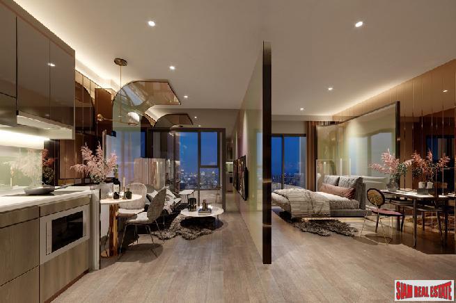 New Luxury High-Rise Condo in Construction at Ekkamai Road, Sukhumvit 63 - 1 Bed Loft Units-9