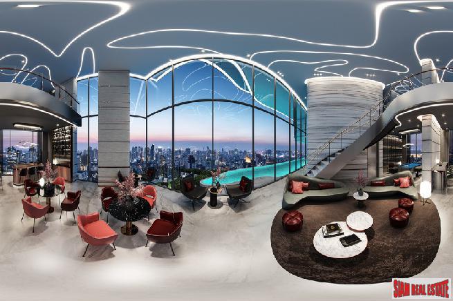 New Luxury High-Rise Condo in Construction at Ekkamai Road, Sukhumvit 63 - 1 Bed Loft Units-28