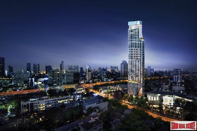 New Luxury High-Rise Condo in Construction at Ekkamai Road, Sukhumvit 63 - 1 Bed Loft Units