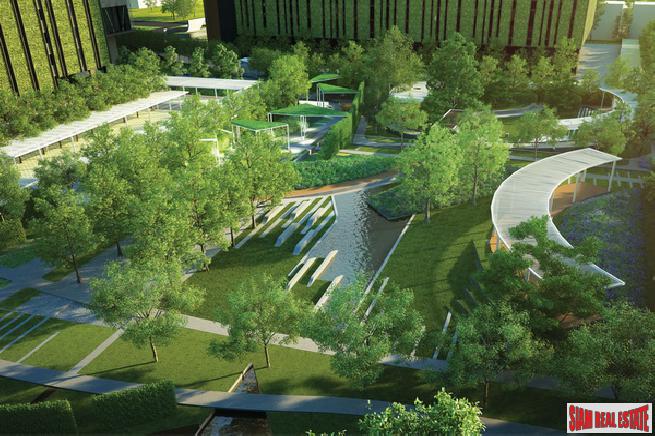 Newly Completed High-Rise Green Condo with 2 Rai of Gardens by Luxury Developers at Sukhumvit 101/1 - 1 Bed Units-4