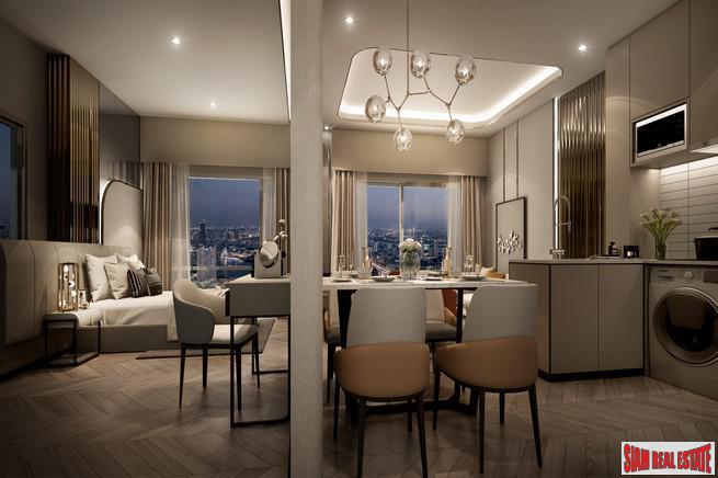 New Off-Plan Riverside High-Rise Condo at Charoennnakhon - 1 Bed Units - Only 20% Down-Payment!-2
