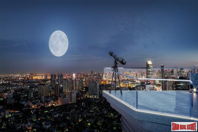 Pre-Sale of Hot New Luxury High-Rise Condo of Loft Units at the New Central Business District next to MRT Huai Khwang - 2 Bed Loft Units - Free Full Furniture and Discount!-10