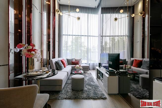 Hot New Luxury High-Rise Condo at the New Central Business District next to MRT Huai Khwang - 1 Bed Units - Free Full Furniture and Discount!-28