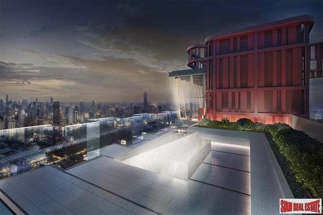 Nearing Completion is this High-Rise Condo with Huge Facilities and Unique Designs only 300 metres to MRT Phra Ram 9, Rama 9 Road - Studio Units-6