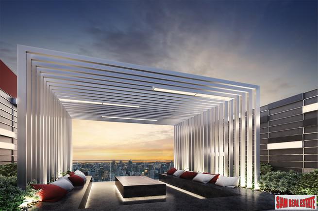 Nearing Completion is this High-Rise Condo with Huge Facilities and Unique Designs only 300 metres to MRT Phra Ram 9, Rama 9 Road - Studio Units-7