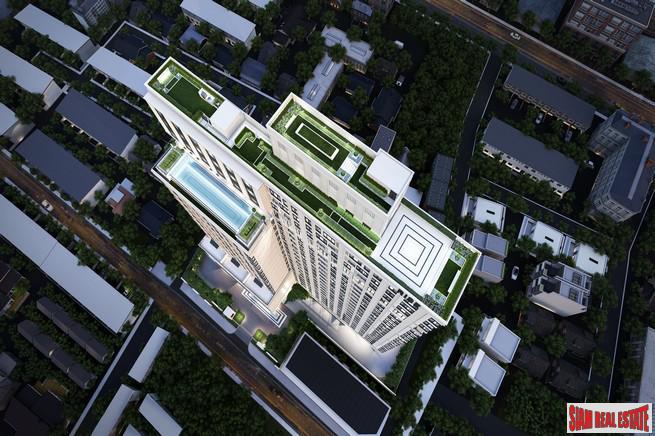 New Luxury Neo Classic Designed High-Rise at Charoennakorn close to Icon Siam, BTS Gold Line and the Riverside - 2 Bed Units - BitCoin Accepted as Payment-3