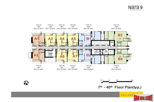 Nara 9 | Modern Fully Furnished Two Bedroom Condo on 16th Floor for Sale in Sathorn-14