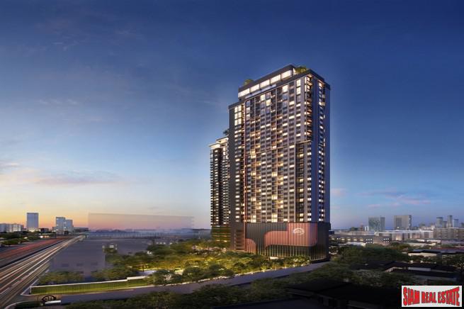 Exclusive New High-Rise Condo Launch by Leading Developers with River, Park and City Views at Rama 4 Road by Asoke and Phrom Phong -1 Bed Loft - Only 12% Down-Payment!-5