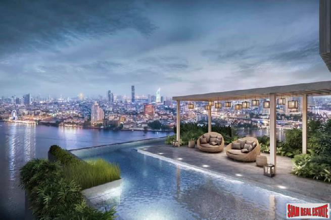 New Release of 2 Beds Condos in this Riverside High-Rise in Construction at Charoen Nakhon - Only 10 Units-1