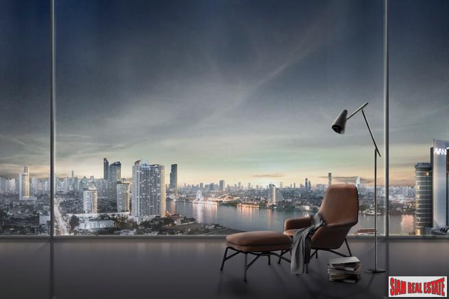 New Release of 2 Beds Condos in this Riverside High-Rise in Construction at Charoen Nakhon - Only 10 Units-2