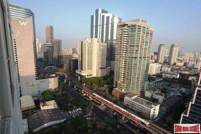 Silom Suite | Large Two Bedroom Corner Condo with Great City Views for Sale in Sathon
