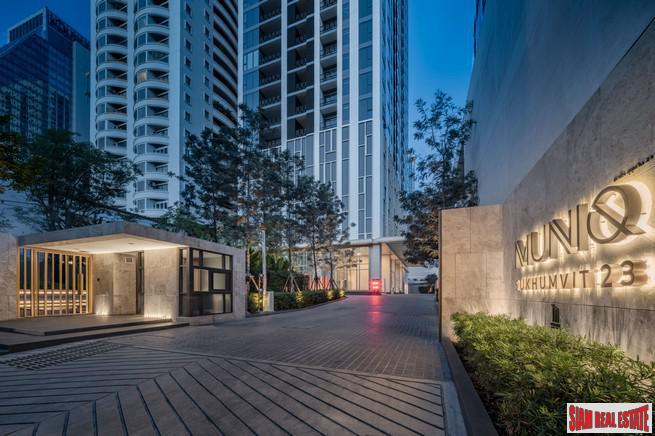 MUNIQ Sukhumvit 23 | Luxury Newly Completed High-Rise Condo in Excellent Location at Sukhumvit 23, Asoke - 1 Bed Units-1