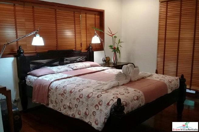 Beautiful Modern Teak House for Rent in the Nai Harn Hills