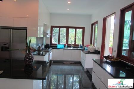 Beautiful Modern Teak House for Rent in the Nai Harn Hills